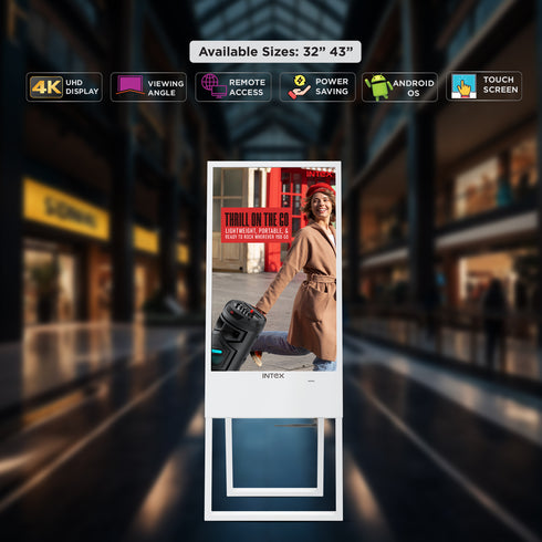 Intex 32 Inch A Frame Non-Touch Digital Standee - INTDSA32NT